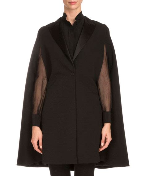 givenchy wool tuxedo cape|Givenchy One.